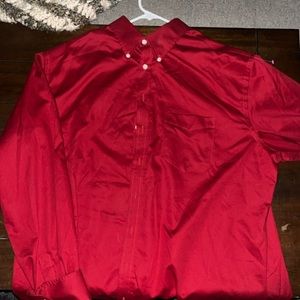 XXL red button up